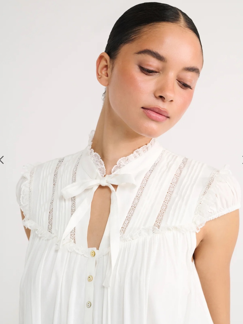 NWT Rumored Olive Grove Mini Dress White - Picture 2 of 7